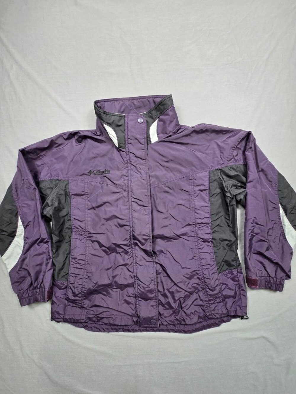 Columbia Womens XL Bugaboo Jacket Nylon Waterproof Purple No Liner